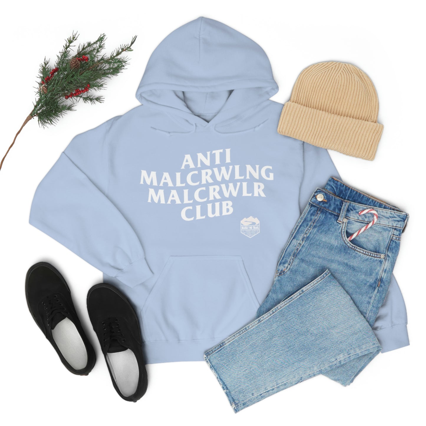 Anti Mall-Crawling Mall-Crawler Club Hooded Sweatshirt