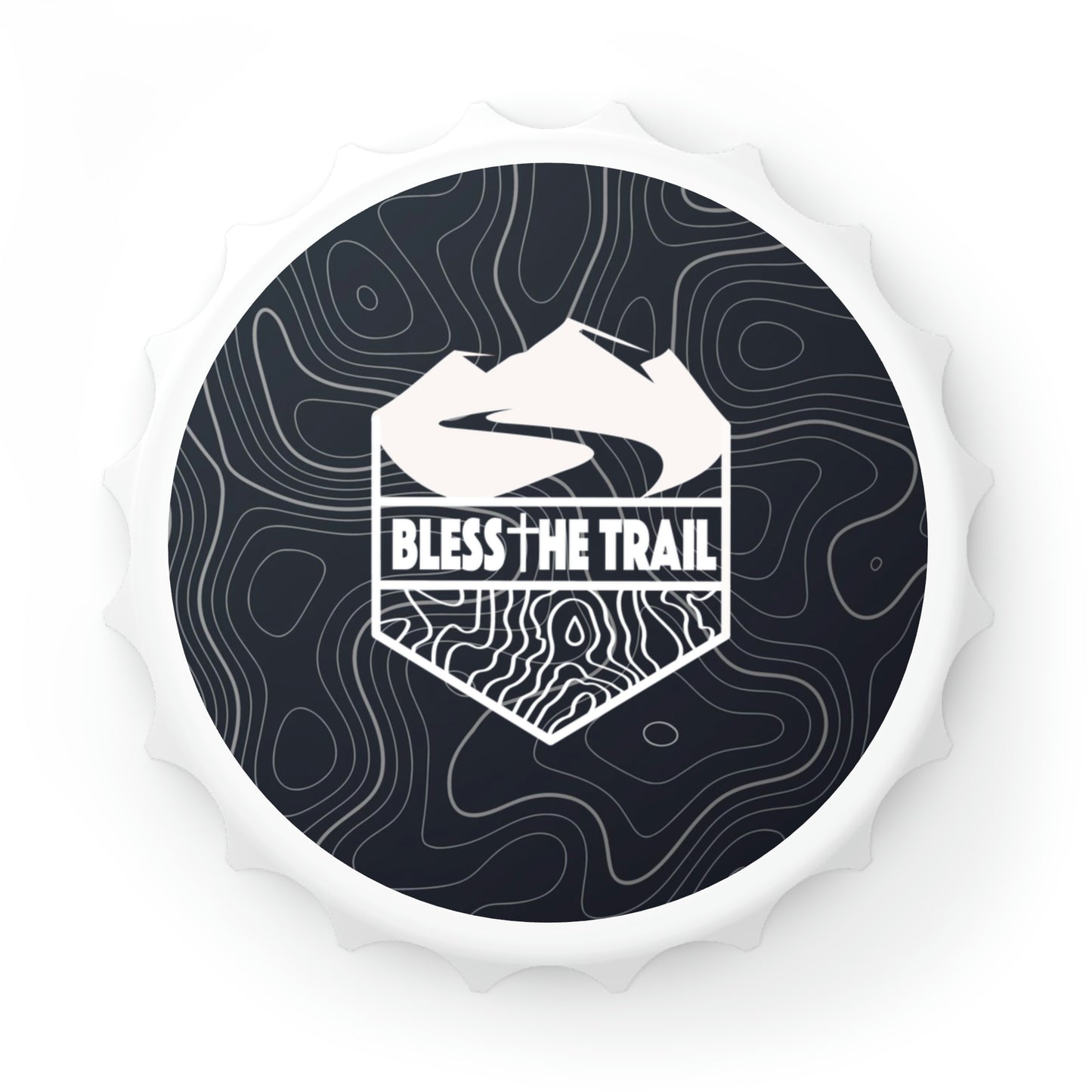 Bless the Trial Magnetic Bottle Opener, Camping Kitchen Utensils, Offroad, Mens Christmas Gifts