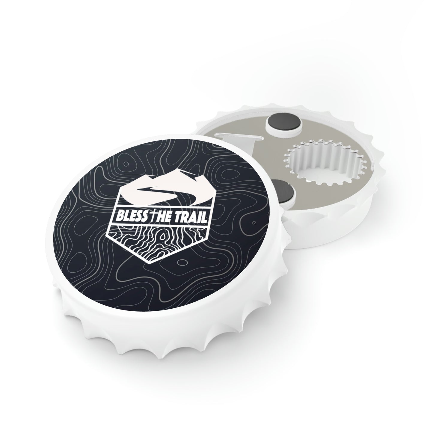 Bless the Trial Magnetic Bottle Opener, Camping Kitchen Utensils, Offroad, Mens Christmas Gifts